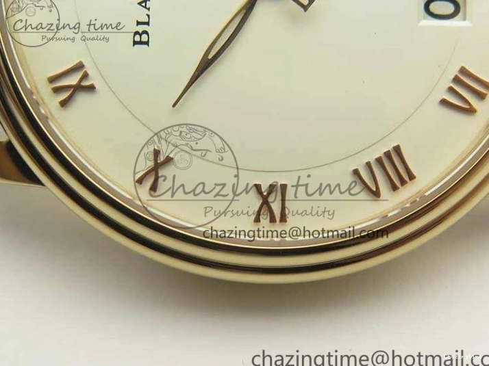0519 Villeret 6669 RG HG 1:1 Best Edition White Dial On Leather Strap V UrbanStyle 8096